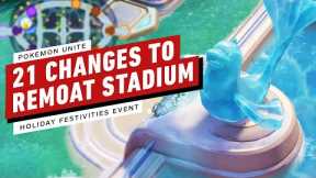 Pokemon Unite: 21 Winter Visual Changes to Remoat Stadium