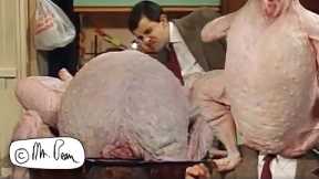 Preparing For A THANKSGIVING Meal THE BEAN WAY | Mr Bean Funny Clips | Mr Bean Official