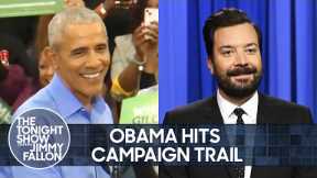 Obama Hits Campaign Trail, Elon Musk Plans to Fire 25% of Twitter Staff | The Tonight Show
