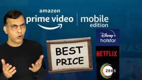 Amazon Prime Video Mobile Edition:  Price & Competition