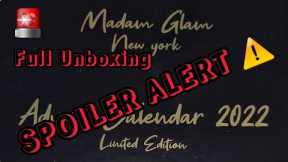 🚨SPOILER ALERT  WHAT'S IN THE BOX ? IS IT WORTH $149.99 UNBOXING @Madam Glam ADVENT CALENDAR 2022