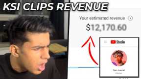 How Much Money KSI CLIPS Makes (YouTube Analytics)