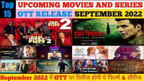 upcoming movies release in ott platform in September 2022 | #Netflix#Amazon#SonyLiv#Disney+Hotstar