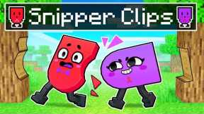 Playing As SNIPPER CLIPS In Minecraft!