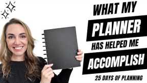 WHAT MY PLANNER HAS HELPED ME ACCOMPLISH | 25 DAYS OF PLANNER TIPS