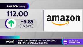 Amazon stock pops following Meta’s earnings release