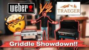 Traeger FLATROCK vs Weber Griddle!! ( Skillet Showdown!! )