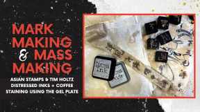 Studio Session: Distressed Papers! - Mark Making x Mass Making Eco Dying w/ Tim Holtz Inks