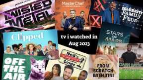What TV Shows I Watched - August 2023
