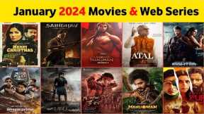 Upcoming Movies And Web Series January 2024 | January Movie Releases 2024