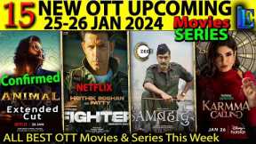 ANIMAL Netflix Confirm OTT Release 25-26 JAN 2024, Sam Bahadur, This week Release OTT Movies Series