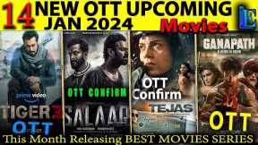 Salaar Hindi OTT Release Tiger 3, Ganpath, Tejas,  Netflix JAN 2024 l New OTT Movies Series