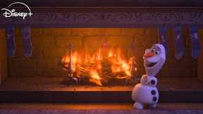 🔴 Frozen Yule Log | LIVE | Disney+