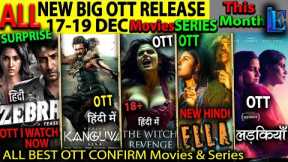 NEW OTT Release 19-DEC l Hindi Movies Web-Series, KanguvaHindi, Zebra, Mr,BeastSeries, Thangalaan