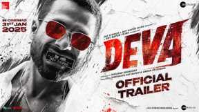 Deva | Official Trailer l Shahid Kapoor | Pooja Hegde | Rosshan Andrrews | In Cinemas 31stJanuary