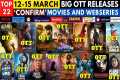 OTT Release Movies I New OTT Releases 