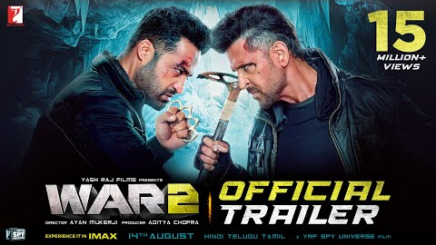 WAR 2 | Official Trailer | Hrithik Roshan | NTR | Kiara Advani | Ayan Mukerji | YRF Spy Universe