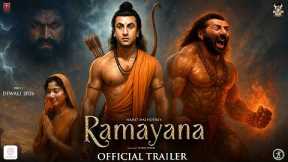 Ramayana - Official Trailer | Ranbir Kapoor | Yash | Sunny Deol | Sai Pallavi | Mohit Rana | Ravi