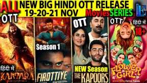 New Hindi OTT Release 20-21 NOV 2025 l Kantara2, FamilyMan3, BengalFiles, Bison HindiMoviesSeries