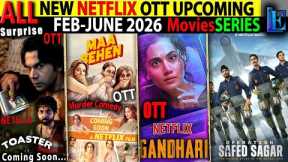 NETFLIX New Hindi OTT Release Date FEB26 l Kohrra2-IKKA-Gandhari- Toaster-MaaBehen-CrimeMoviesSeries