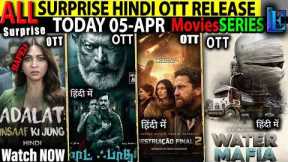 SURPRISE New Hindi OTT Release Today 5-APR l GreenLand2-Adalat-ThaiKizhavi-Sabdham-MoviesSeries