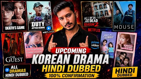 Upcoming Hindi Dubbed Korean Drama On Prime Video | Netflix | Mx Player | Movie Showdown